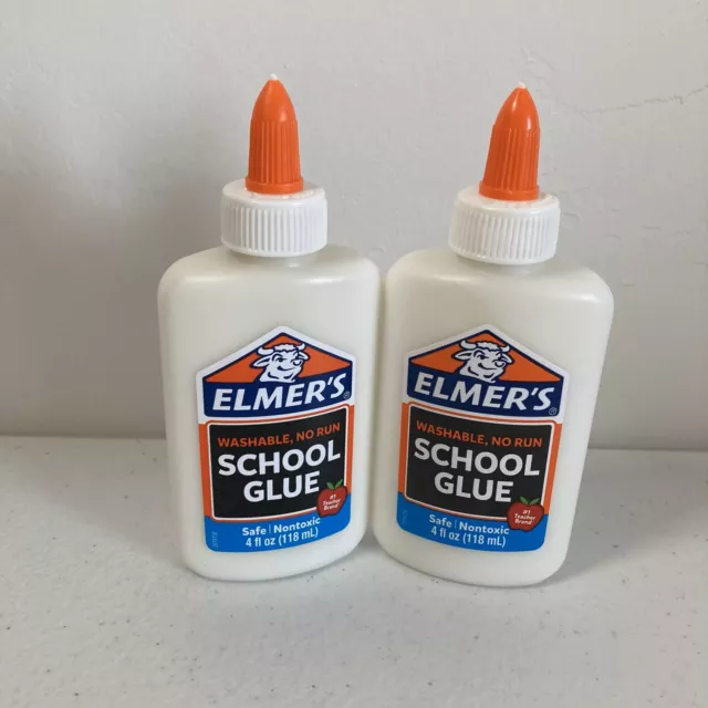 ELMERS LIQUID SCHOOL Glue rEpMsc, Washable, 4 Ounces, 2 Count $8.99 -  PicClick