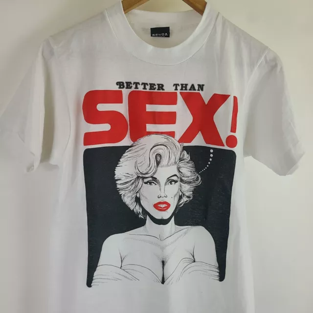 Vtg 80s 90s Better Than Sex Marilyn Monroe Esque Single Stitch T Shirt Usa M 7500 Picclick 
