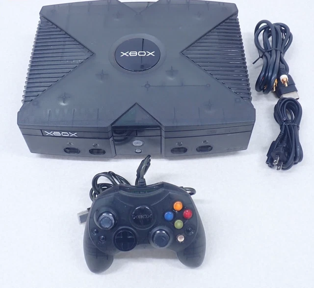 MICROSOFT XBOX SPECIAL Edition Clear Skeleton Black Console Japan