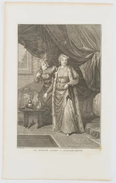 B. PICART (1673-1733), Sultanin Asseki oder Sultanskönigin,  1741, Kupferstich 2