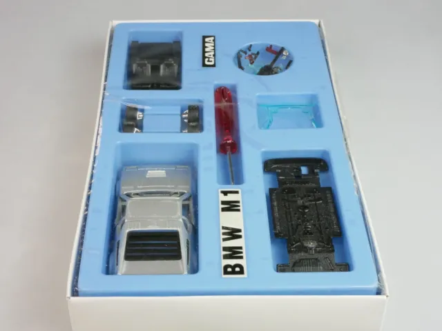 GAMA Montage Set BMW M1 Baukasten kit 8915 + BOX 125380 3