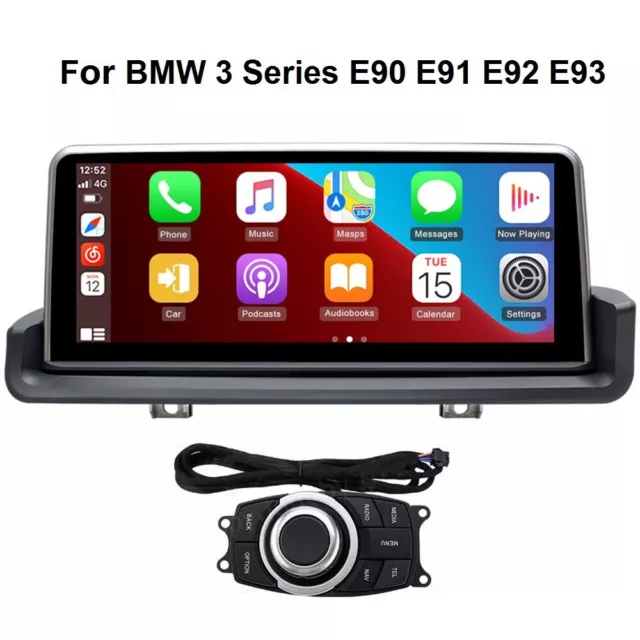 Android 13 CarPlay Display 6+64GB GPS for BMW 3series E90 E91 E92 E93 RHD iDrive