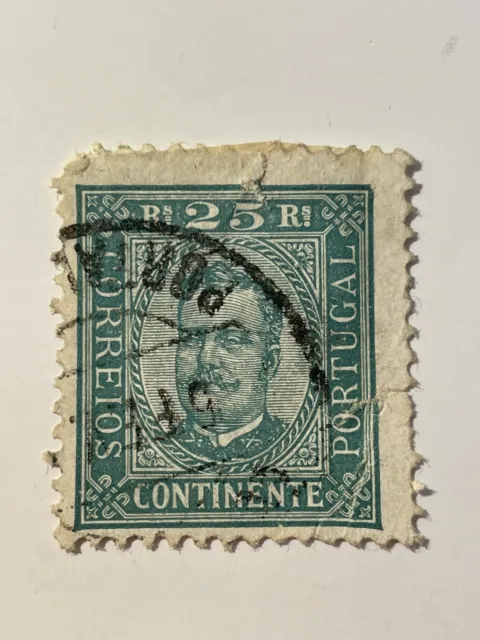 alte Briefmarke Portugal gestempelt