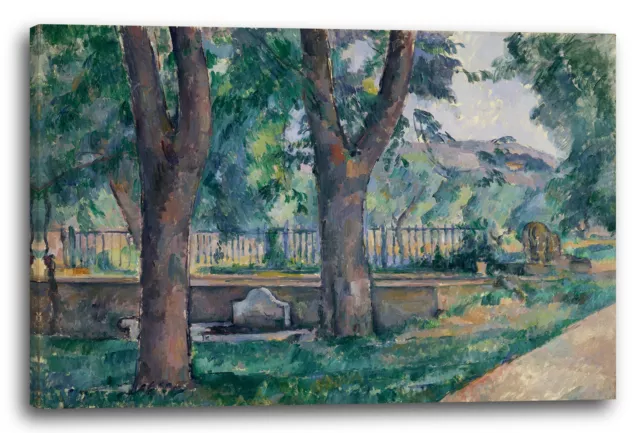 Canvas/Frames Paul Cézanne - The Pool at the Jas de Bouffan (late 1880s)