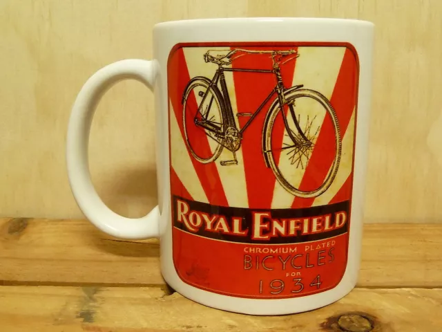 300ml COFFEE MUG, ROYAL ENFIELD BICYCLES FOR 1934