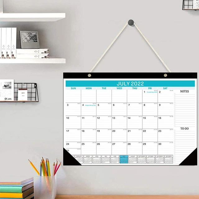 DAILY ORGANIZER WALL Calendar January 2023 June 2024 Office Home Memo