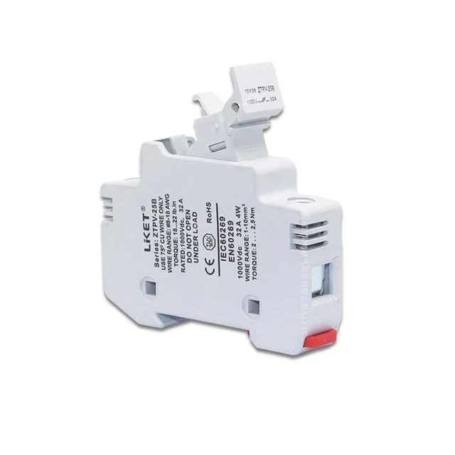 Durable Porte-Fusibles Support 1 PC Dc-Sicherung IEC 60269.6 Pv-Sicherung