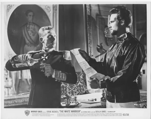 THE WHITE WARRIOR lobby photo STEVE REEVES original 1961 publicity still