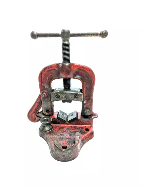 RIDGID No. 23 Bench Yoke Pipe Vise 1/8"-3" Plumbing Tool Pipe Clamp Holding USA