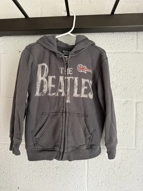 Lucky Brand BEATLES Kids Toddler Hoodie Size 4 YEARS Full Zip French Terry