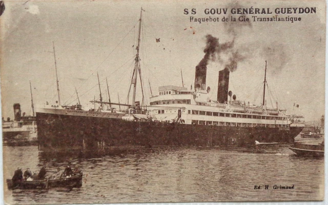 CPA Ancien Paquebot Général Leclerc - Chargeurs Réunis, Collection Marine