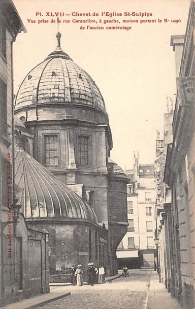 75. PARIS VI - n°68147 - Chevet de l'Eglise St-Sulpice - Vue prise de la rue G