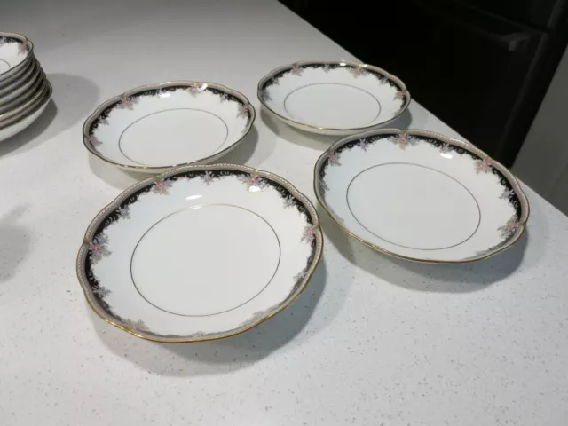 Noritake Palais Royal Lot Of 4 Soup Bowls Noritake Palais Royal Lot Of 4 Soup Bowls