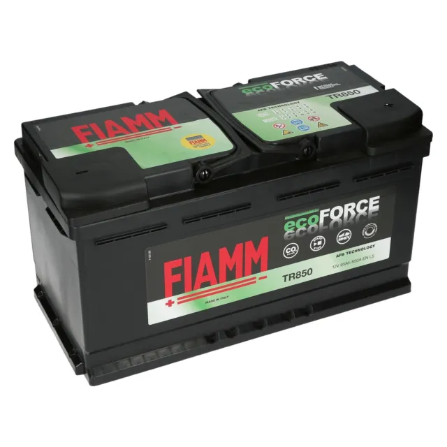 12V 95Ah 850A/EN Fiamm EcoForce EFB TR850 Autobatterie für Start Stop Fahrzeuge