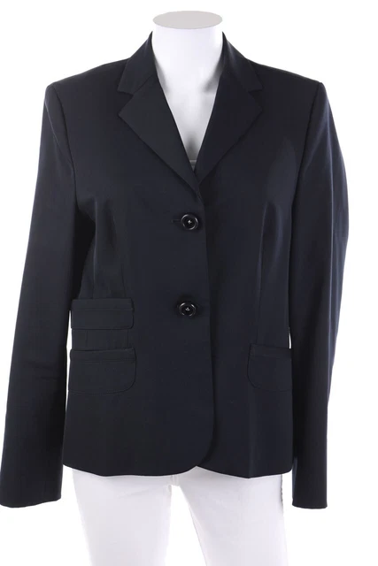 Blazer SCHUMACHER lana vergine XL blu scuro NUOVO