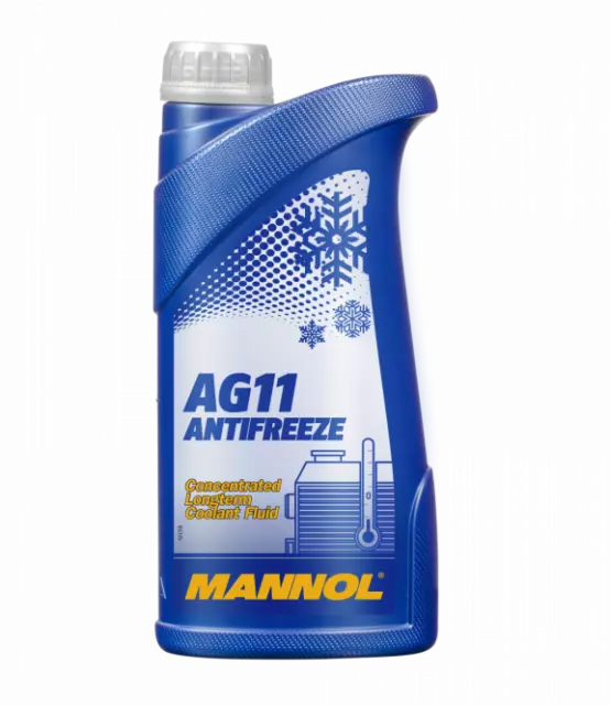 1L MANNOL Antifreeze AF 11 Concentrated Blue Longterm  Coolant Fluid TL 774 C