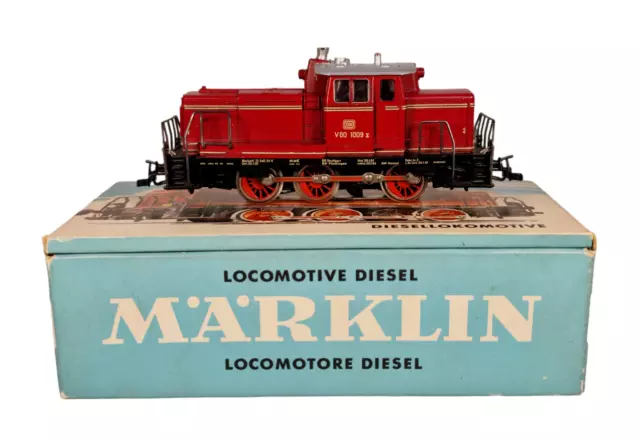 Marklin 3064 - Locomotiva diesel V 60, DB USATO H0 AC Analogico con luci