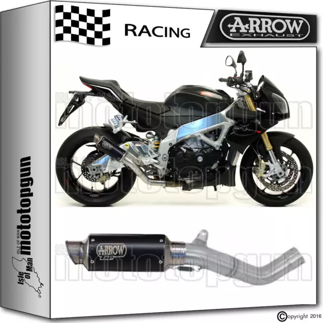 Arrow Kit Exhaust Gp2 Stainless Steel Dark Race Aprilia Tuono V4-R 2013 13