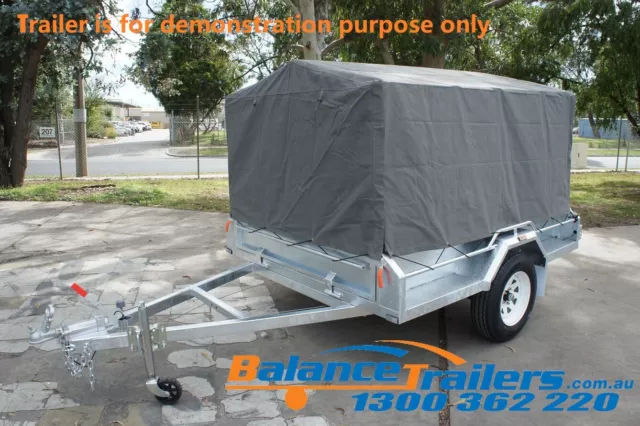 6X4 TRAILER CAGE CANVAS COVER TARP 600mm 2 FOOT