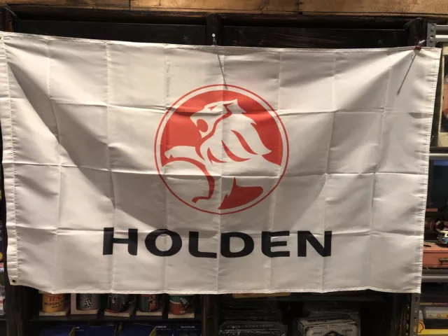 Holden White/Red Flag New