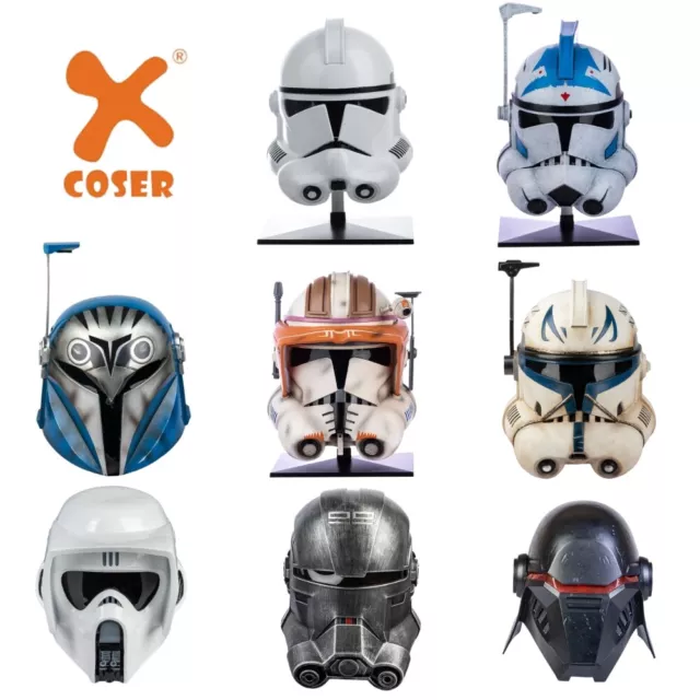 Xcoser 1:1 Star Wars Helmet Commander Cody Echo Captain Rex Cosplay Props Resin