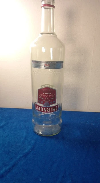 Vodka Empty SMIRNOFF VODKA EMPTY Bottle Extra Large 3L 18