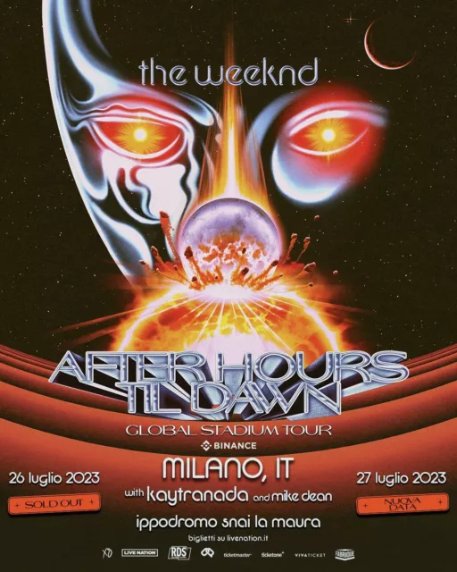 Ippodromo SNAI Di Milano- Settore Golden Circle_Stage Right-THE WEEKND  27/07/23