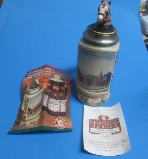 ANHEUSER BUSCH HERITAGE SERIES CB19 EQUINE PALACE ,CB19, # 021149, 4th in ser