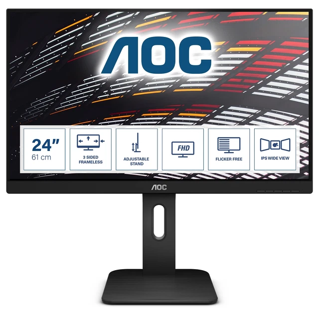 AOC P1 X24P1 Computerbildschirm 61 cm (24") 1920 x 1200 Pixel WUXGA LED Schwarz