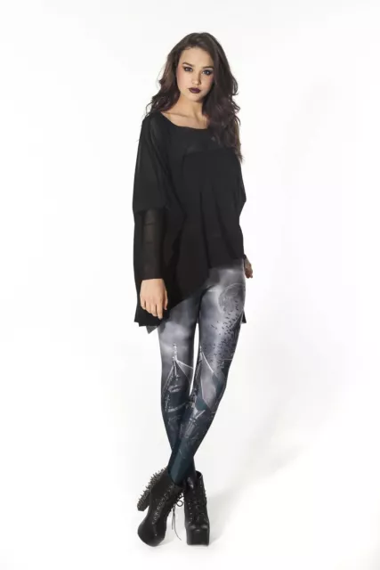 Black Milk Clothing Haunted House (original) Leggings | Size Small