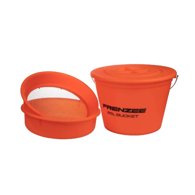 Frenzee FXT 25L Groundbait Bucket & Riddle Set