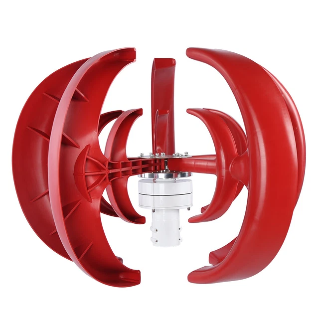 Generatore eolico 12 V 400 W lampione generatore verticale fibra di nylon mulino a vento