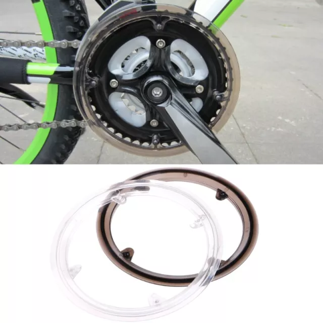 Bike Bicycle Cycling Crankset Wheel Cover Guard Chain Protective Cap Plastic