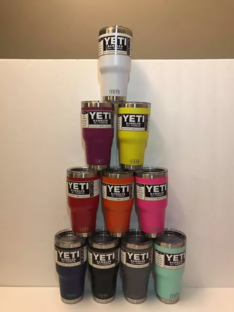 YETI Rambler Tumbler Stainless Steel Vacuum Insulated 30 oz With Magslider Lid