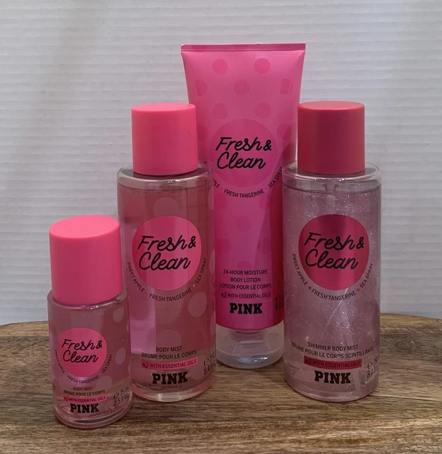 Victoria's Secret PINK Fresh & Clean Mist / Lotion / Shimmer Mist / Travel Mist