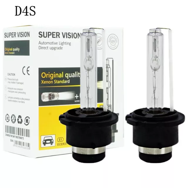 D4S Globes 8000K Xenon HID Headlight Bulbs Replace for Philips for Osram