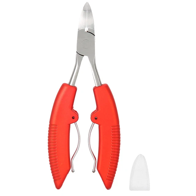 (Red)Cuticle Scissors Fingernail Toenail Thick Ingrown Toe Nail Clippers EOB