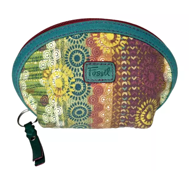 FOSSIL Multicolored Canvas Key Per Pouch