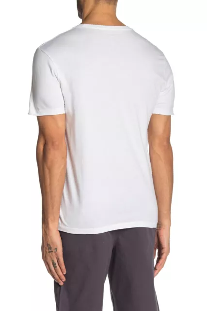 True Religion Men's Distorted Ripple TR Graphic Tee T-Shirt in White 2