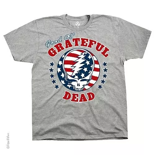 Good Ol GRATEFUL DEAD-SYF INDEPENDENCE-T-SHIRT M-L-XL-2X  Wave The Flag-GARCIA