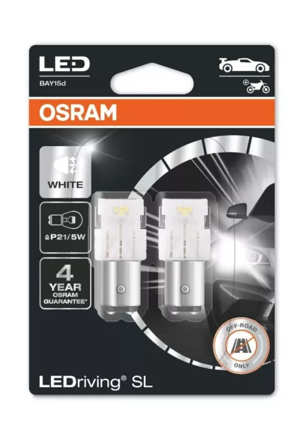 1x Glühlampe Osram 7528DWP-02B Ledriving Sl P21/5W 12V 1,7W (21/5W) BAY15d 6000k