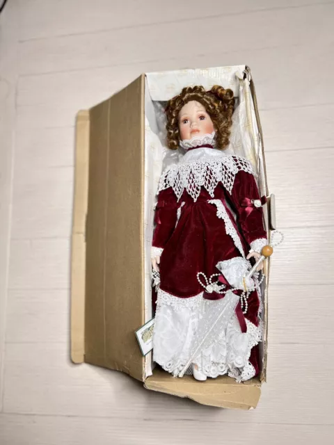Heritage Signature Collection "Lauren in Lace" Doll in Red Victorian Dress