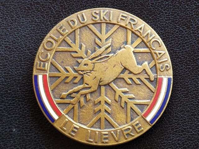 ANCIEN INSIGNE DE l'Ecole de ski français - La Trace - BRONZE EUR 2,69