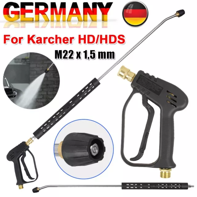 Hochdruckpistole mit Lanze + Düse für Kärcher HD/HDS Kränzle Hochdruckreiniger