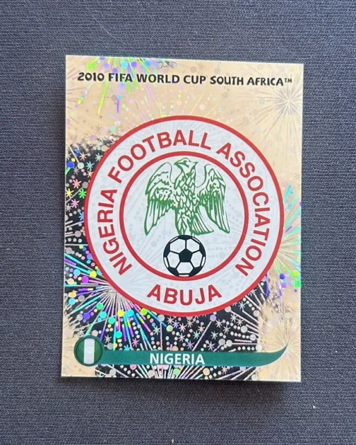 Panini FIFA WM South Africa 2010 - Nr. 126 - Glitzerwappen Nigeria