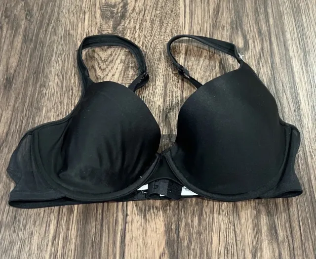 Love By Gap Black Bra Size 32D Removable Straps To Become
