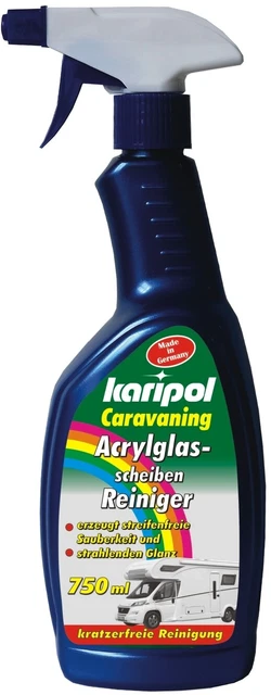 5x Karipol Caravan Wohnwagen Boote Acrylglas Acrylscheibenreiniger 750 ml