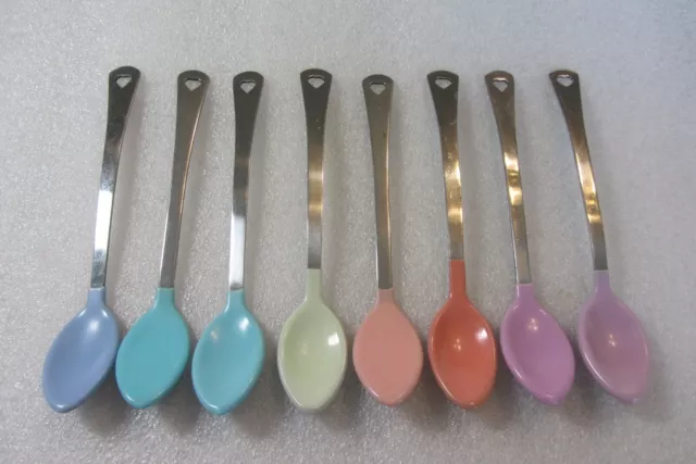 Munchkin Infant Baby White Hot Safety Spoons LOT OF 8 Utensils Flatware Colored