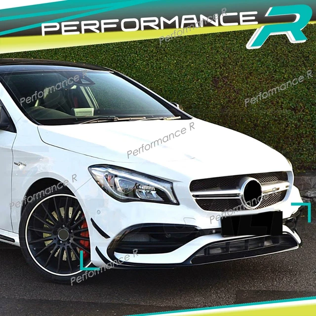 Paraurti Anteriore Lip Spoiler In Stile Carbonio Per Mercedes CLA-Class C117 AMG Line 2013-2015 - Foto 6