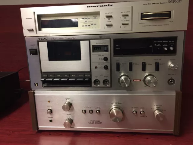 Stereo Vintage, Amplificatore Pioneer, Deck Della Teac e Sintonizzatore Marantz 2